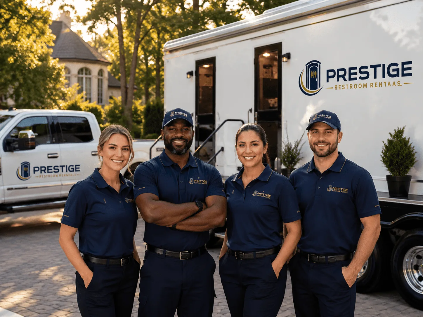 Trusted Luxury Portable Restrooms company in Macedonia, IL